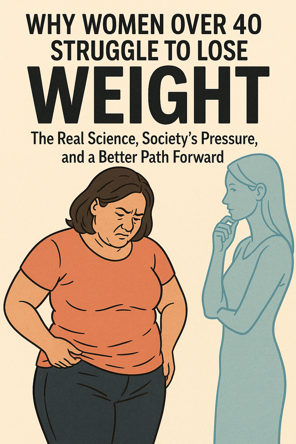 Why Women Over 40 Struggle to Lose Weight — The Real Science, Society’s Pressure, and a Better Path Forward
