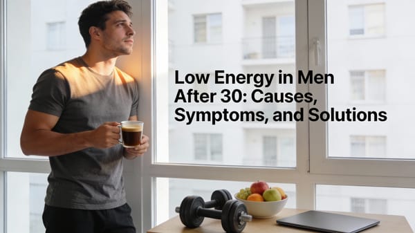 Low Energy in Men After 30: Causes, Symptoms, and Solutions